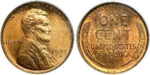 1 Цент США (1776 - ) Бронза Авраам Лінкольн (1809-1865)