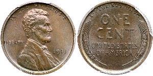 1 Цент США (1776 - ) Бронза Авраам Лінкольн (1809-1865)