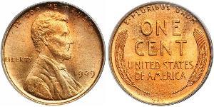 1 Цент США (1776 - ) Бронза Авраам Лінкольн (1809-1865)