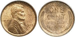 1 Цент США (1776 - ) Бронза Авраам Лінкольн (1809-1865)