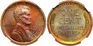 1 Цент США (1776 - ) Бронза Авраам Лінкольн (1809-1865)