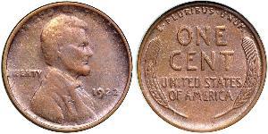 1 Цент США (1776 - ) Бронза Авраам Лінкольн (1809-1865)