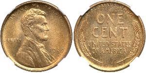 1 Цент США (1776 - ) Бронза Авраам Лінкольн (1809-1865)
