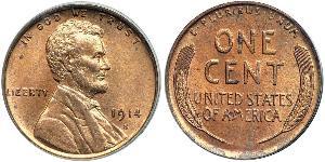 1 Цент США (1776 - ) Бронза Авраам Лінкольн (1809-1865)