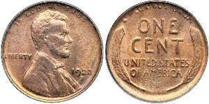 1 Цент США (1776 - ) Бронза Авраам Лінкольн (1809-1865)