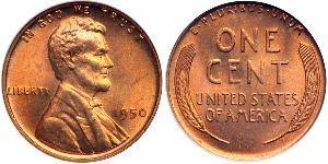 1 Цент США (1776 - ) Бронза Авраам Лінкольн (1809-1865)