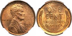1 Цент США (1776 - ) Бронза Авраам Лінкольн (1809-1865)