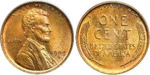 1 Цент США (1776 - ) Бронза Авраам Линкольн (1809-1865)