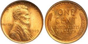 1 Цент США (1776 - ) Бронза Авраам Лінкольн (1809-1865)
