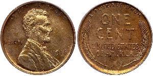 1 Цент США (1776 - ) Бронза Авраам Лінкольн (1809-1865)
