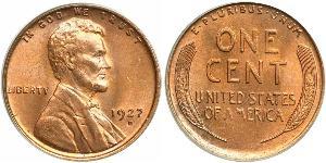 1 Цент США (1776 - ) Бронза Авраам Линкольн (1809-1865)