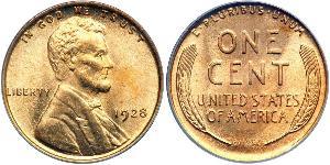 1 Цент США (1776 - ) Бронза Авраам Лінкольн (1809-1865)