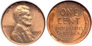 1 Цент США (1776 - ) Бронза Авраам Лінкольн (1809-1865)