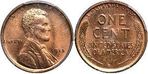 1 Цент США (1776 - ) Бронза Авраам Линкольн (1809-1865)