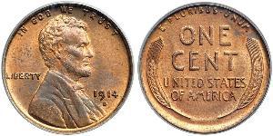 1 Цент США (1776 - ) Бронза Авраам Лінкольн (1809-1865)