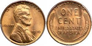1 Цент США (1776 - ) Бронза Авраам Лінкольн (1809-1865)