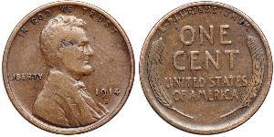 1 Цент США (1776 - ) Бронза Авраам Лінкольн (1809-1865)