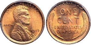 1 Цент США (1776 - ) Бронза Авраам Лінкольн (1809-1865)