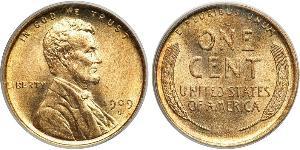 1 Цент США (1776 - ) Бронза Авраам Лінкольн (1809-1865)