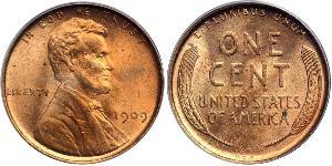 1 Цент США (1776 - ) Бронза Авраам Лінкольн (1809-1865)