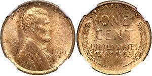 1 Цент США (1776 - ) Бронза Авраам Лінкольн (1809-1865)