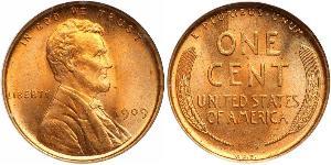 1 Цент США (1776 - ) Бронза Авраам Линкольн (1809-1865)