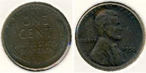 1 Цент США (1776 - ) Бронза Авраам Лінкольн (1809-1865)