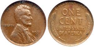 1 Цент США (1776 - ) Бронза Авраам Линкольн (1809-1865)