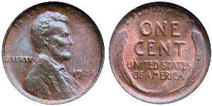 1 Цент США (1776 - ) Бронза Авраам Лінкольн (1809-1865)
