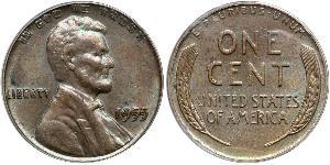1 Цент США (1776 - ) Бронза Авраам Лінкольн (1809-1865)