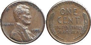 1 Цент США (1776 - ) Бронза Авраам Лінкольн (1809-1865)
