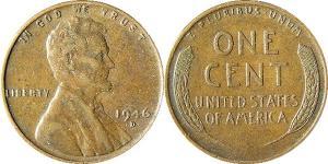 1 Цент США (1776 - ) Бронза Авраам Линкольн (1809-1865)