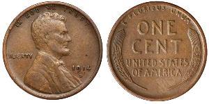 1 Цент США (1776 - ) Бронза Авраам Лінкольн (1809-1865)