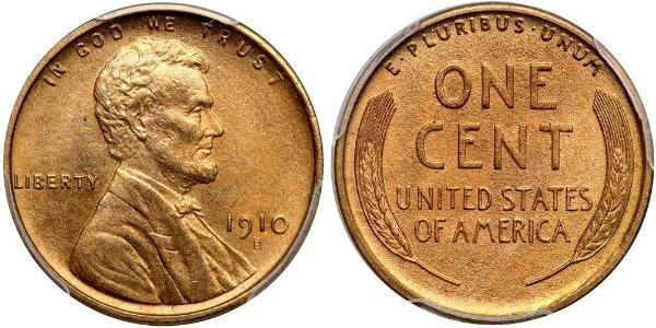 1 Цент США (1776 - ) Бронза Авраам Лінкольн (1809-1865)