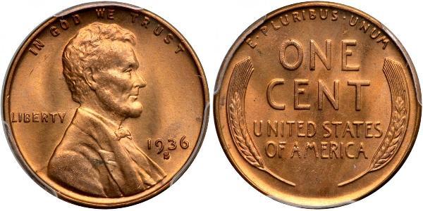 1 Цент США (1776 - ) Бронза Авраам Лінкольн (1809-1865)