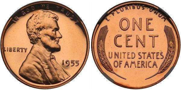 1 Цент США (1776 - ) Бронза Авраам Лінкольн (1809-1865)