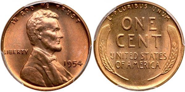 1 Цент США (1776 - ) Бронза Авраам Лінкольн (1809-1865)