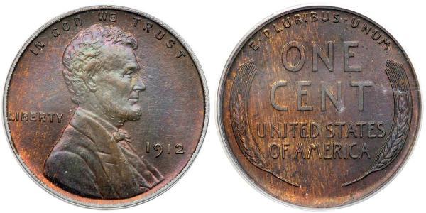 1 Цент США (1776 - ) Бронза Авраам Лінкольн (1809-1865)