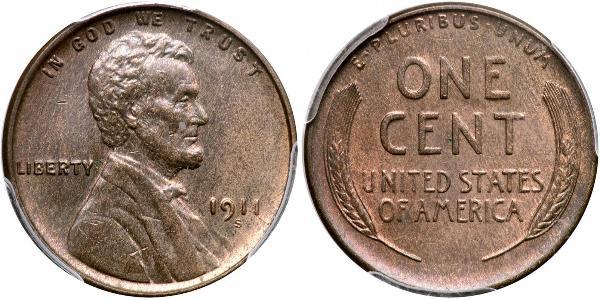 1 Цент США (1776 - ) Бронза Авраам Лінкольн (1809-1865)
