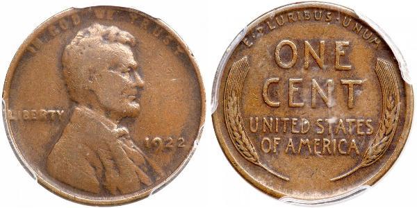 1 Цент США (1776 - ) Бронза Авраам Лінкольн (1809-1865)