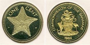 1 Цент Багамские о-ва Латунь 