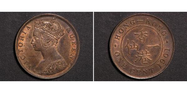 1 Цент Гонконг Медь Виктория (1819 - 1901)