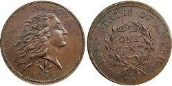 1 Цент США (1776 - ) Медь 