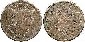 1 Цент США (1776 - ) Медь 