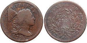 1 Цент США (1776 - ) Медь 