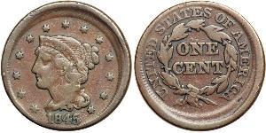 1 Цент США (1776 - ) Медь 