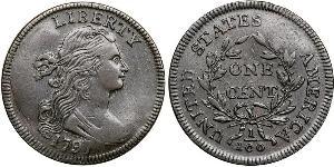 1 Цент США (1776 - ) Медь 