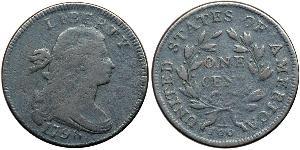 1 Цент США (1776 - ) Медь 