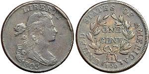 1 Цент США (1776 - ) Медь 