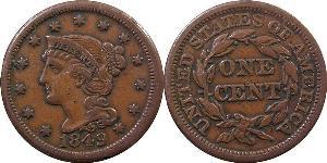1 Цент США (1776 - ) Медь 